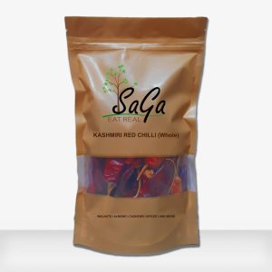 Kashmiri Lal Mirch Sabut | Kashmiri Red Chilli Whole- SaGa Dry Fruits And Spices
