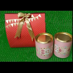 HEALTHY CANNISTER TREAT RAKHI GIFT HAMPER - SaGa Dry Fruits And Spices