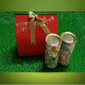 HEALTHY CANNISTER TREAT RAKHI GIFT HAMPER - SaGa Dry Fruits And Spices